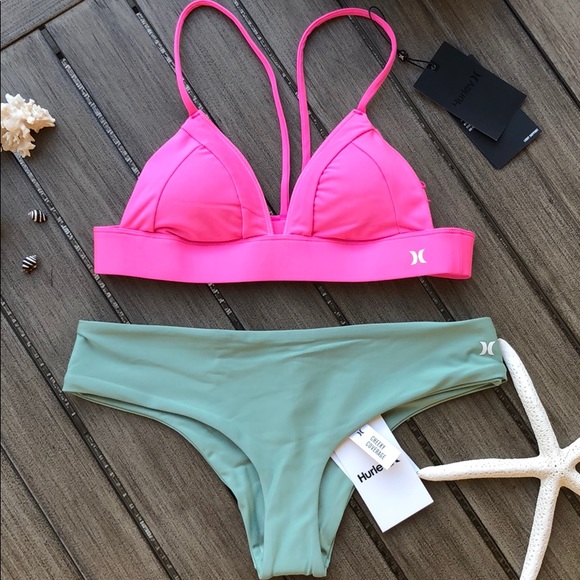 🌴🔆HURLEY- QUICK DRY BRALETTE SURF BIKINI SET🔆🌴 - Picture 5 of 11